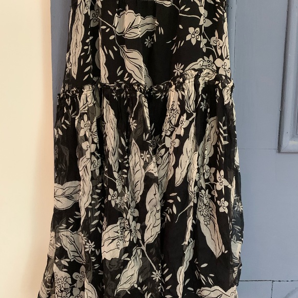 100% silk patterned dress - Picture 3 of 4